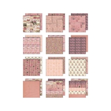Tim Holtz Paper 8x8"- Palette Collection / Pink